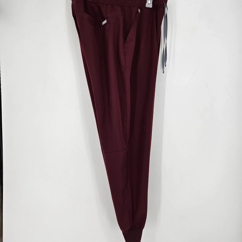 Figs Scrub Pants Mens XL Tansen Nurses Healthcare Uniforms‎ Jogger Burgundy